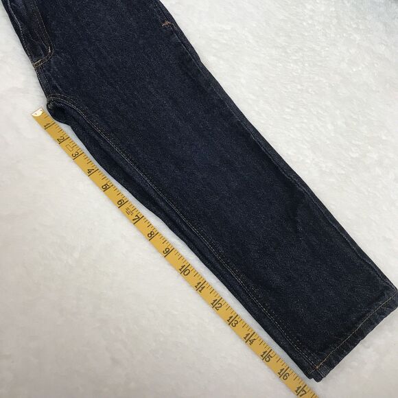Coogi Boy's Size 4 Dark Wash Jeans Orange Writing On Back - Picture 4 of 6